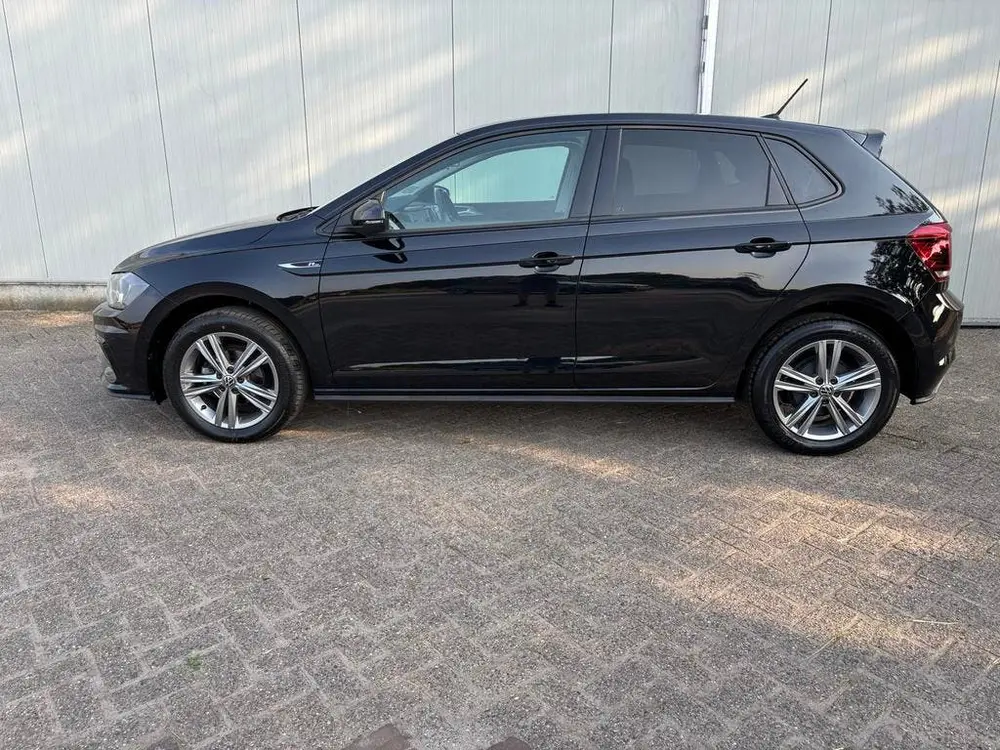 Volkswagen Polo 1.0 TSI R-Line 95pk 2021 Zwart | NAP | BTW uit 2021, foto 2