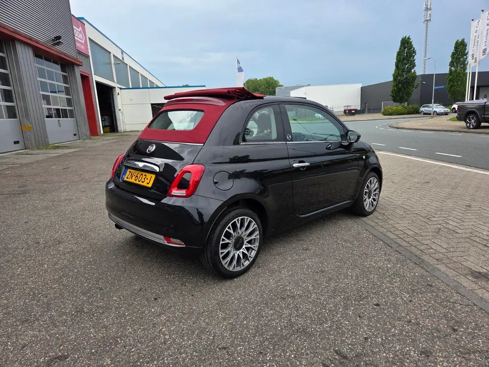 Fiat 500 C 120th edition Twinair Turbo 85pk 2019 Zwart uit 2019, foto 3