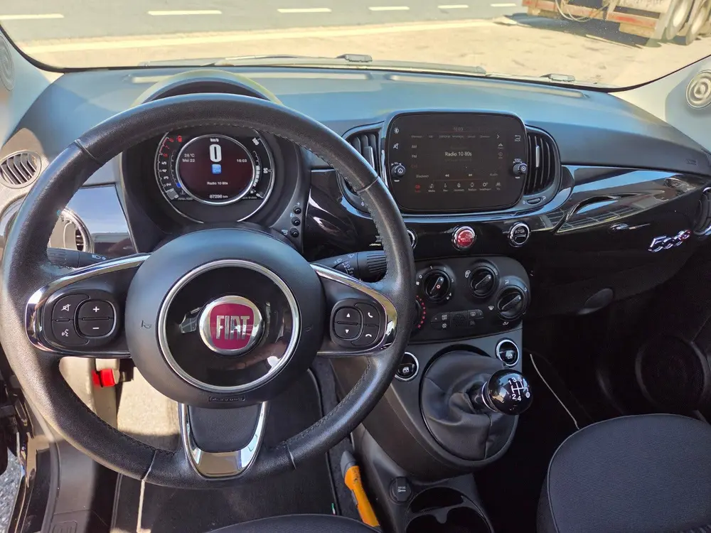 Fiat 500 C 120th edition Twinair Turbo 85pk 2019 Zwart uit 2019, foto 6