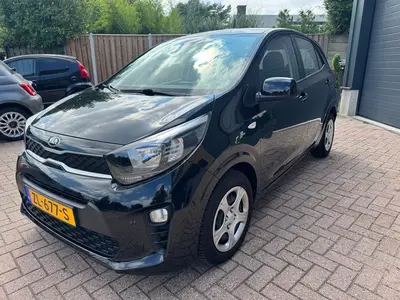 Kia Picanto 1.0CVVT economy plus line 2019 zwart methaliek uit 2019