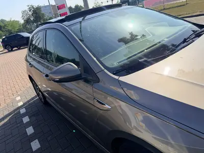 Volkswagen Polo R line ext. Volkswagen Polo 1.0 TSI 95pk 7-DSG 2019 Grijs uit 2019