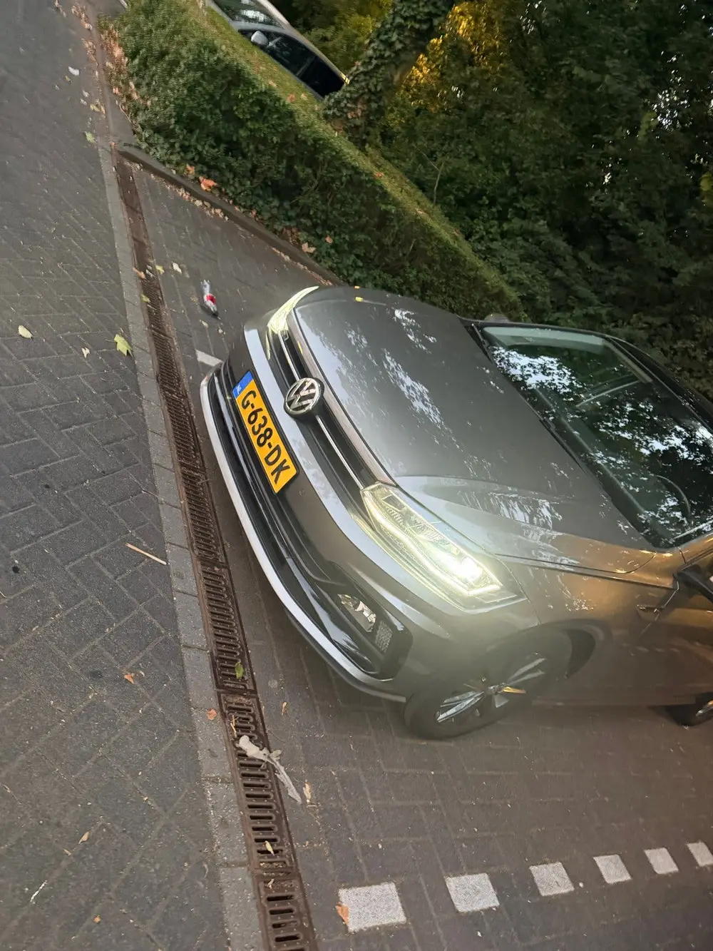 Volkswagen Polo R line ext. Volkswagen Polo 1.0 TSI 95pk 7-DSG 2019 Grijs uit 2019, foto 6