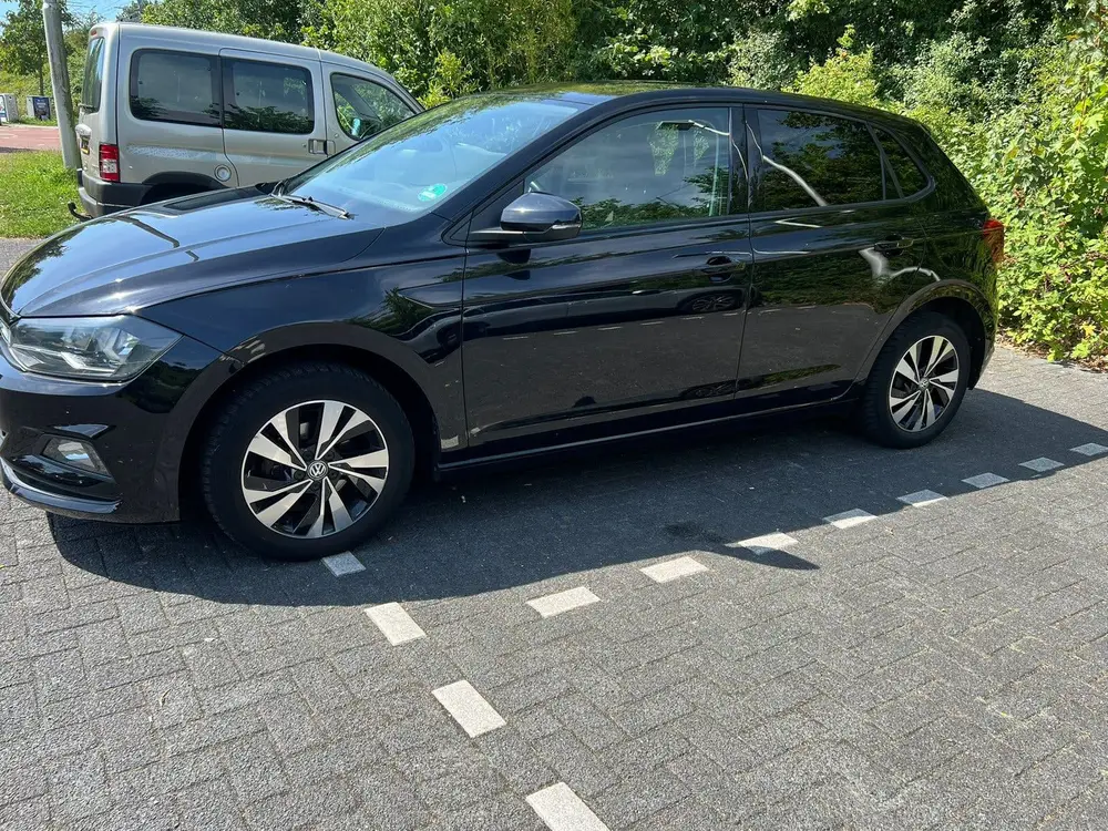 Volkswagen Polo 1.0 TSI 95pk 2019 Zwart CarPlay comfortline uit 2019, foto 11
