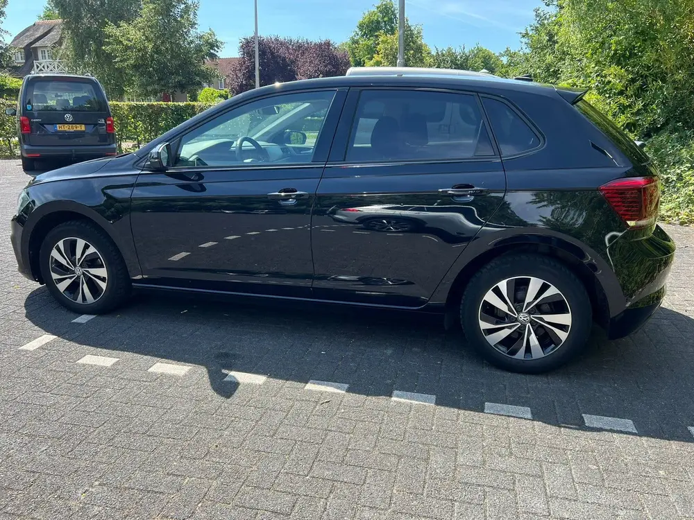 Volkswagen Polo 1.0 TSI 95pk 2019 Zwart CarPlay comfortline uit 2019, foto 8