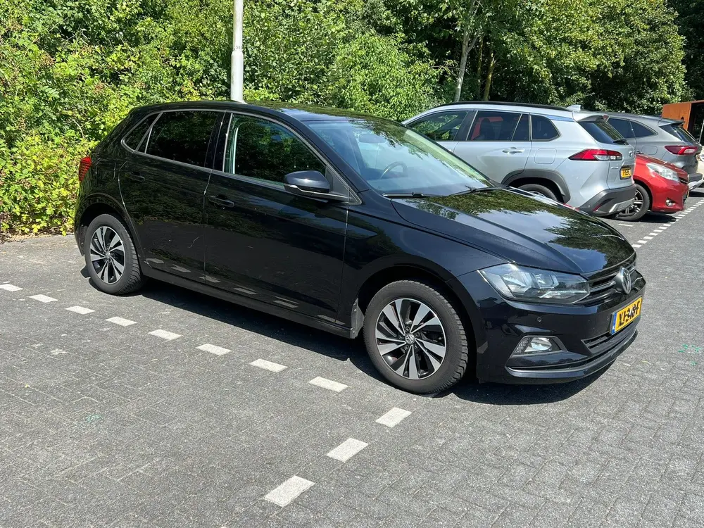 Volkswagen Polo 1.0 TSI 95pk 2019 Zwart CarPlay comfortline uit 2019, foto 9