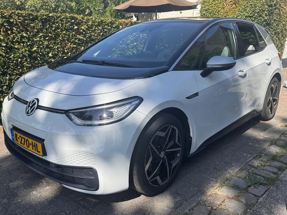 Volkswagen ID.3 58kWh 204pk 2020 Wit -127.735 KM Soh 91,7% uit 2020, foto 2