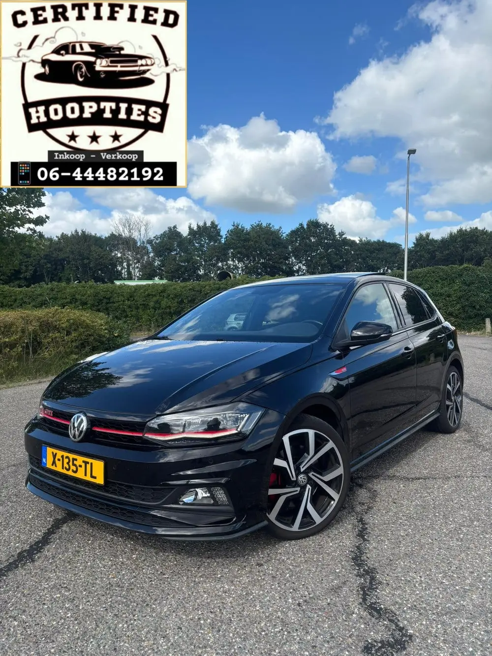 Volkswagen Polo 2.0 TSI 200pk 6-DSG 2019 Zwart FULL OPTION ! uit 2019, foto 2