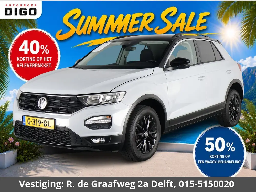 Volkswagen T-Roc 1.0 TSI Two-Tone * Garantie 08-2029! | Appl uit 2019