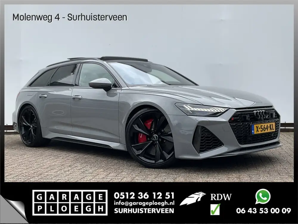 Audi RS6 4.0 TFSI 600PK Ceramic HUD Carbon Nardo 4WS Pano.da uit 2020