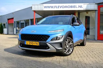 Hyundai Kona 1.6 GDI HEV Premium Aut. Leder|1e Eig|Navi|Cam| uit 2021