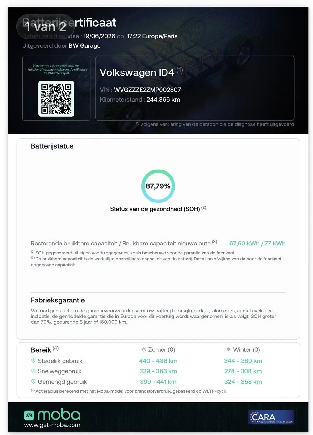 Volkswagen ID.4 First 77 kWh Trekhaak | Export | SOH 87.79% uit 2020, foto 16