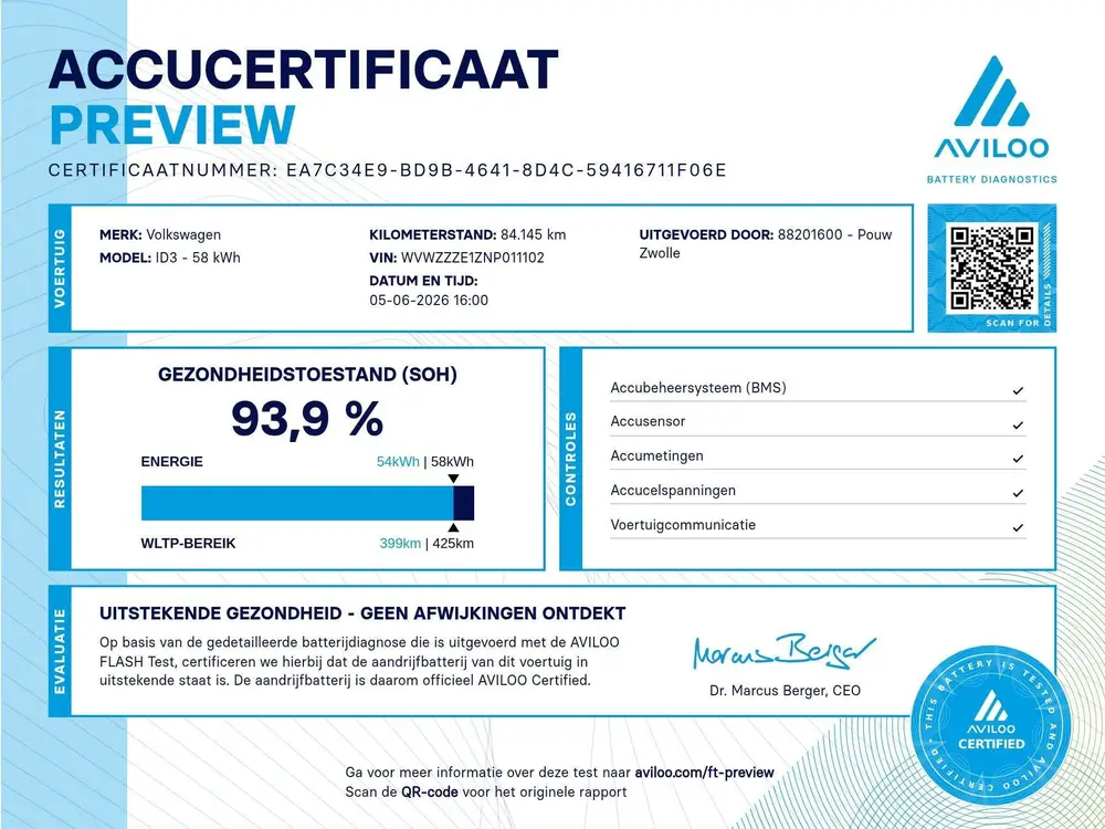 Volkswagen ID.3 145pk Pro 58 kWh | SoH 94% | Navigatie | Sto uit 2021, foto 6