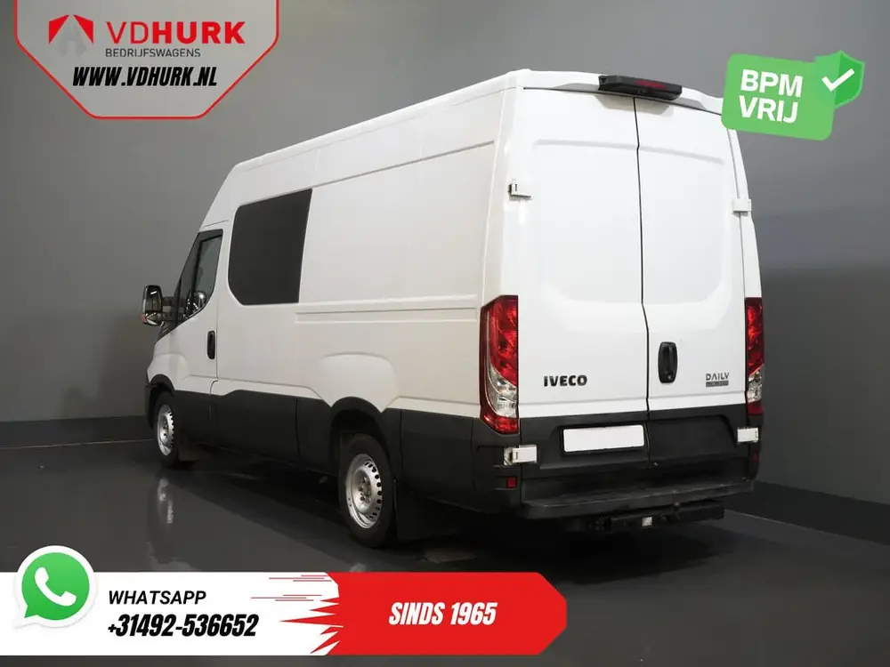 Iveco Daily 35S16V 2.3 L3H2 155 pk Aut. DC Dubbel Cabine EXP uit 2019, foto 2