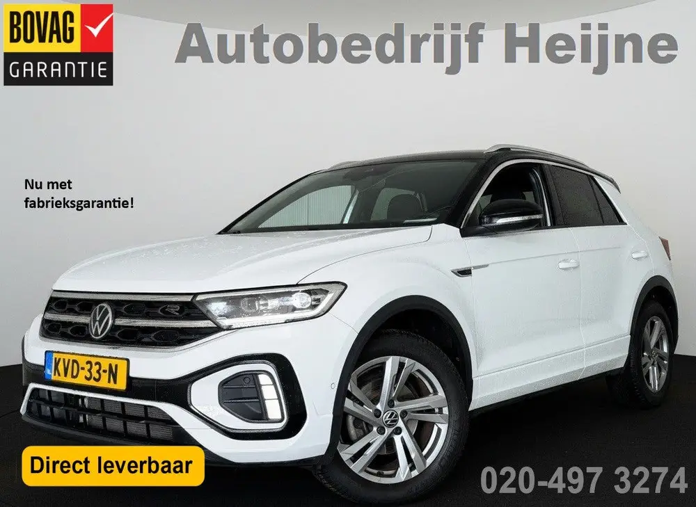 Volkswagen T-Roc TSI 110PK R-LINE BUSINESS CAMERA/MASSAGE/IQ uit 2023
