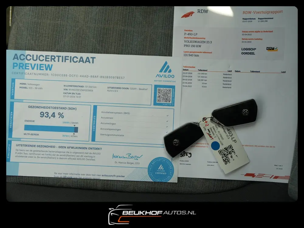 Volkswagen ID.3 58 kWh Adapt Cruise Carplay Navi Soh 93.4% uit 2022, foto 4