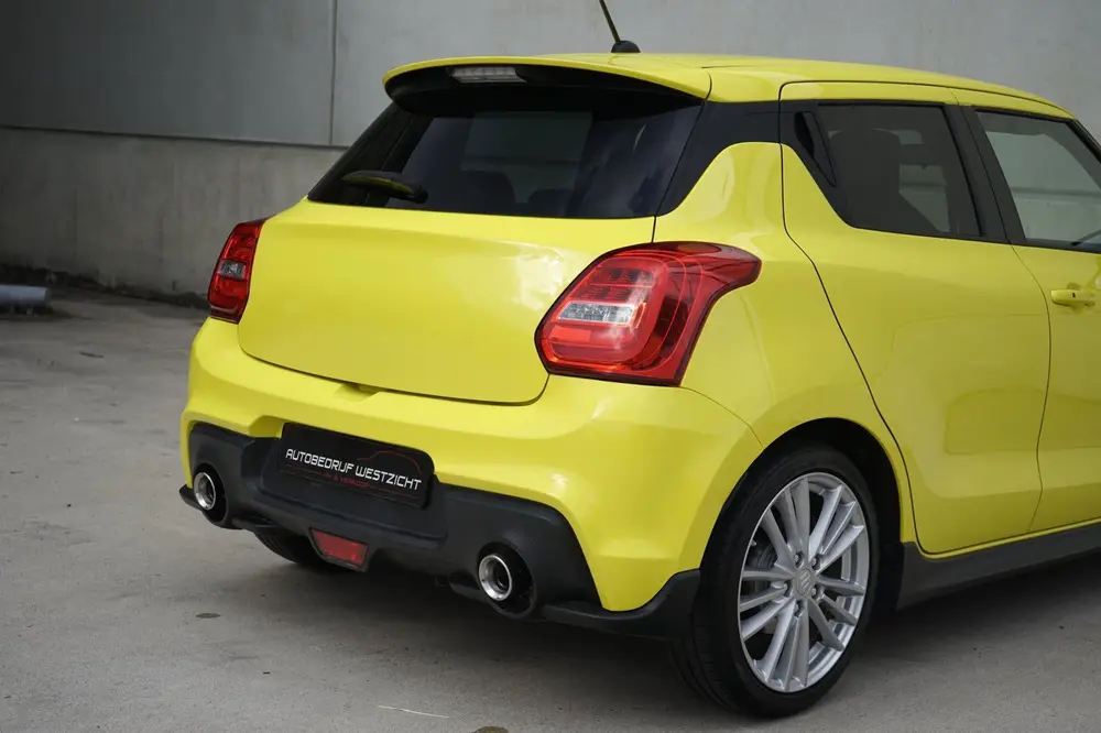 Suzuki Swift 1.4 Sport 140pk, Champion Yellow, ACC, Carplay uit 2019, foto 12