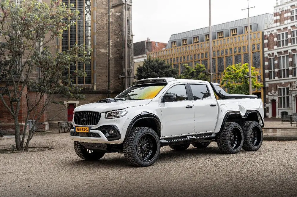 Uniek! MERCEDES X-Klasse 350d 6x6 'CARLEX DESIGN' ZieFoto's! uit 2020