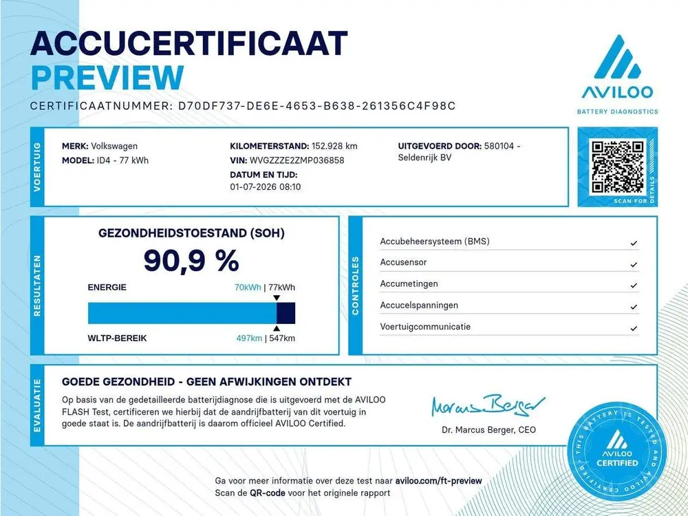 Volkswagen ID.4 Life 77 kWh | SOH 90.9% | Stoel & Stuurverwa uit 2021, foto 13
