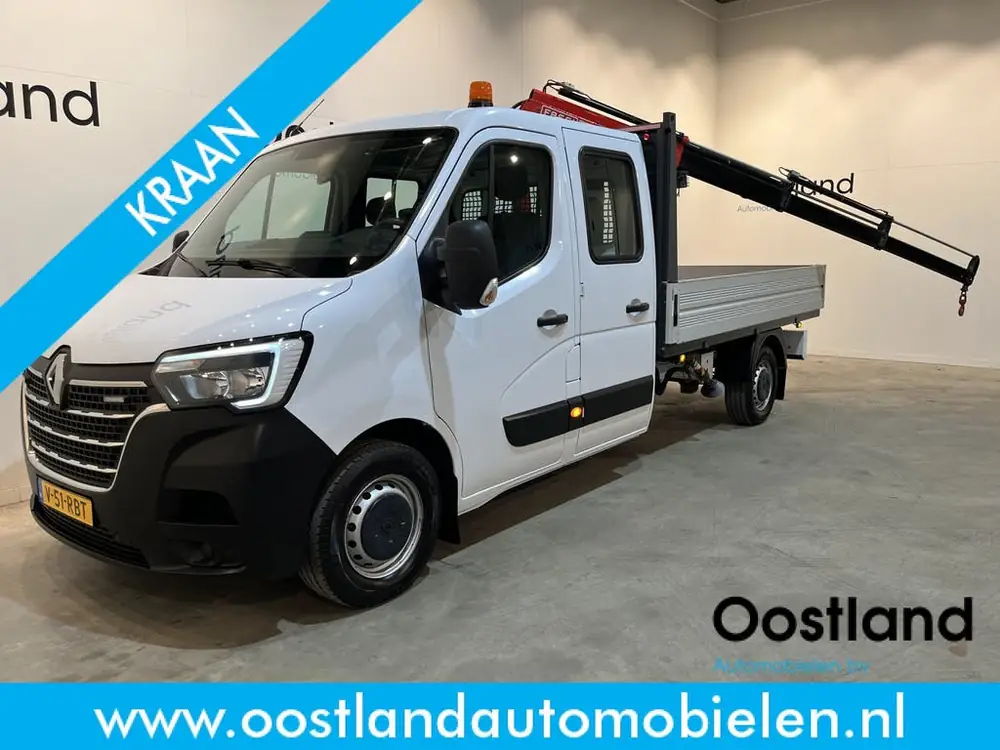 Renault Master 2.3 dCi 145 PK L3 Open Laadbak / Fassi Kraan uit 2022
