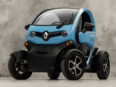 Renault Twizy Life (45 KMH, BROMMER KENTEKEN, ZWART LEDER, P uit 2019
