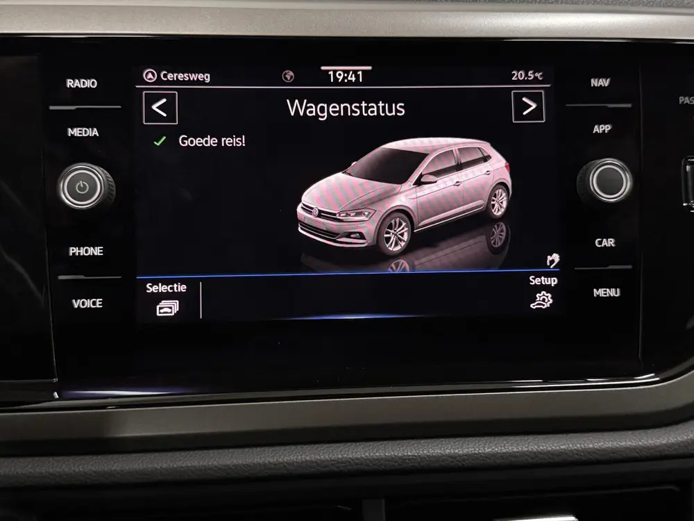 Volkswagen Polo 1.0 TSI Comfortline 96 PK TURBO NAVI CARPLAY uit 2021, foto 13