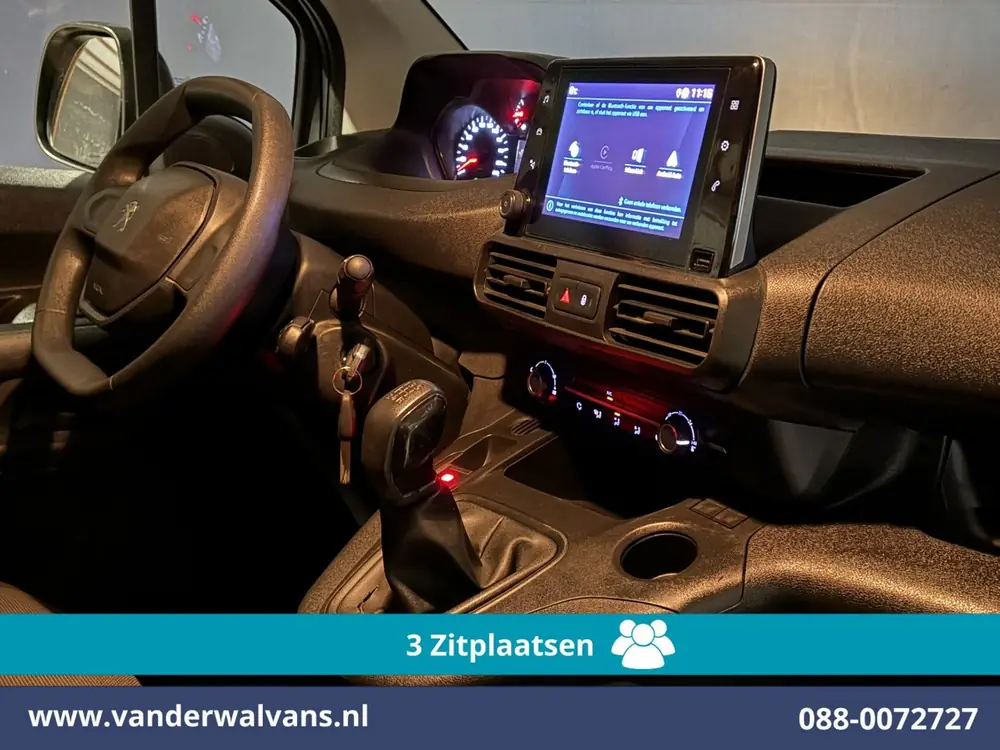 Peugeot Partner 1.5 BlueHDI 102pk L2H1 Euro6 Airco | 3-Zits uit 2020, foto 13