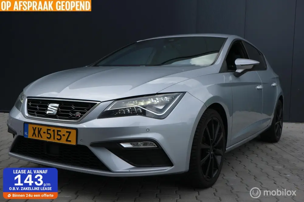SEAT Leon 1.5 TSI FR LED-KOPLAMPEN/ECC/NAVIGATIE/2X-PDC/NAP uit 2019