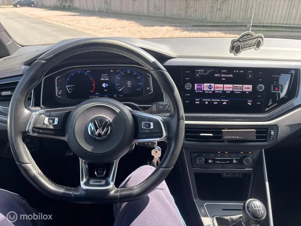 Volkswagen Polo 1.0 TSI R line 2019 zwart uit 2019, foto 10