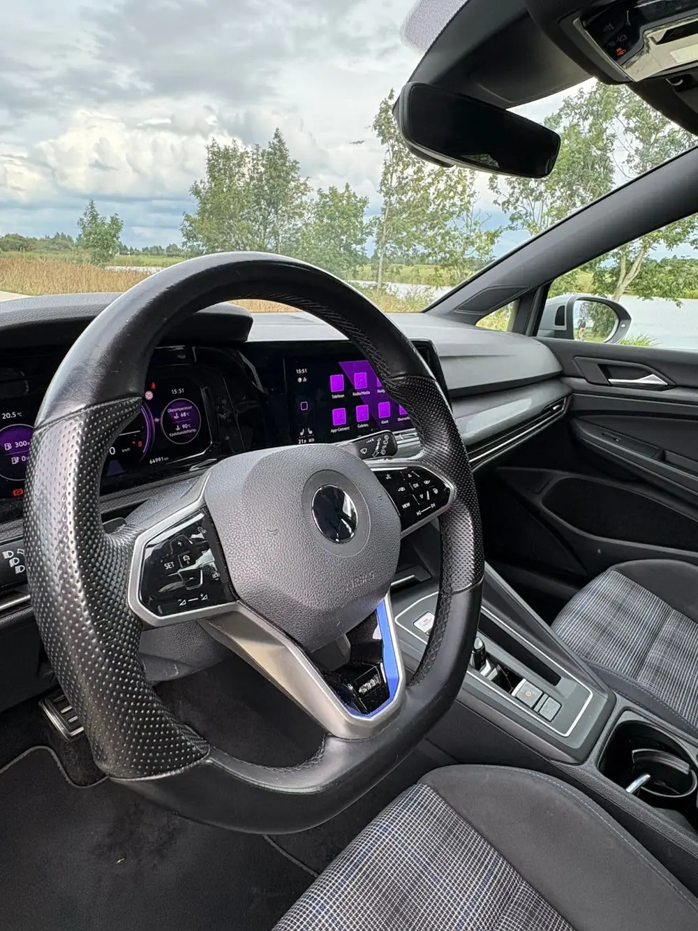 Volkswagen Golf 8 GTE Pano Headup IQ Grijs 19inch uit 2020, foto 14