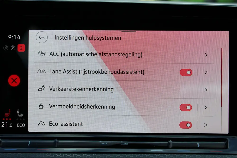 Volkswagen Golf 1.4 eHybrid GTE SOh 91,8% VIRTUAL NAVI ECC 9 uit 2022, foto 15
