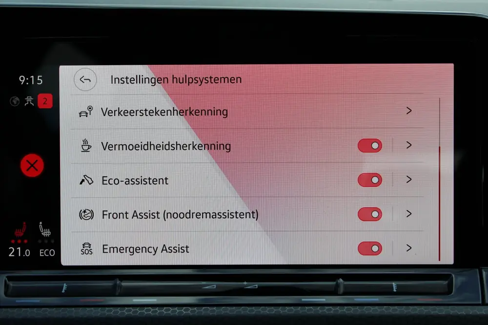 Volkswagen Golf 1.4 eHybrid GTE SOh 91,8% VIRTUAL NAVI ECC 9 uit 2022, foto 16