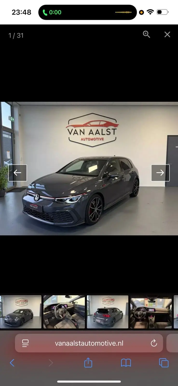 Volkswagen Golf 2.0 TSI 245pk 7-DSG 2020 Grijs uit 2020