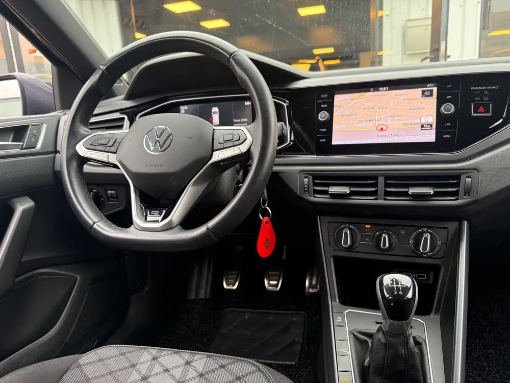 Volkswagen Polo 1.0 TSI R-Line|Navi|Cruise|Vitrual|Carplay|P uit 2022, foto 13