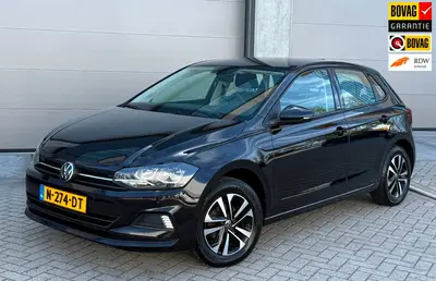 Volkswagen Polo 1.0 TSI Highline United 2021 Zwart NAP|APK uit 2021