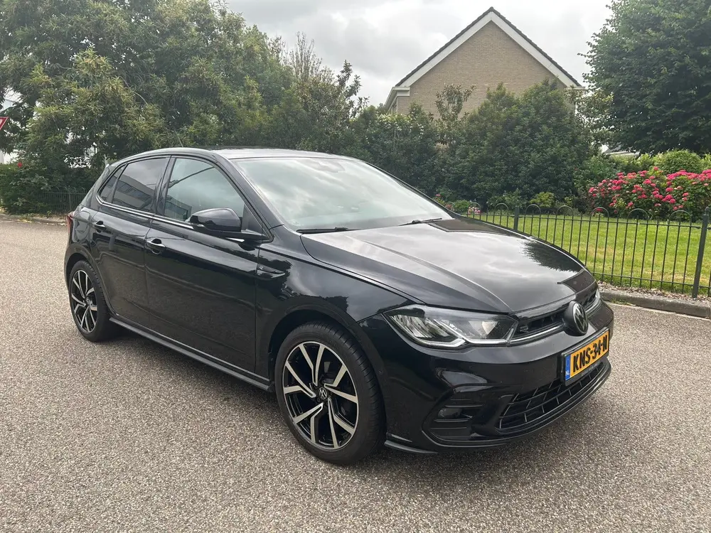 Volkswagen Polo 1.0 TSI 95pk 2x R LINE 2023 Zwart uit 2023, foto 4