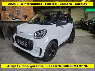 Smart ForTwo cabrio EQ Comfort PLUS - 22 kWh snellader - Win uit 2024