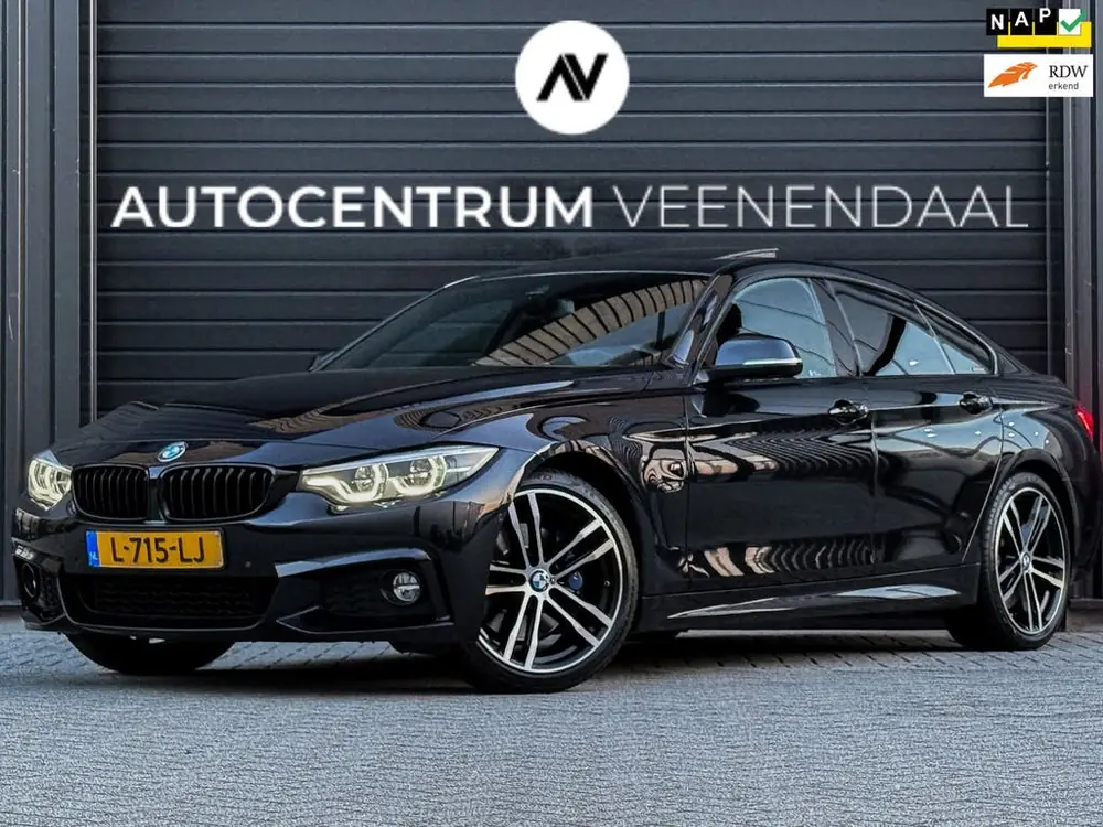 BMW 4-Serie Gran Coupé 420i 3X M-SPORT NAP/SCHUIFDAK/LEDER/ uit 2021