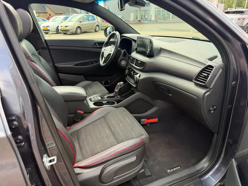 Hyundai Tucson 1.6 T-GDI N-Line Automaat, Navi, Carplay, DAB uit 2019, foto 11