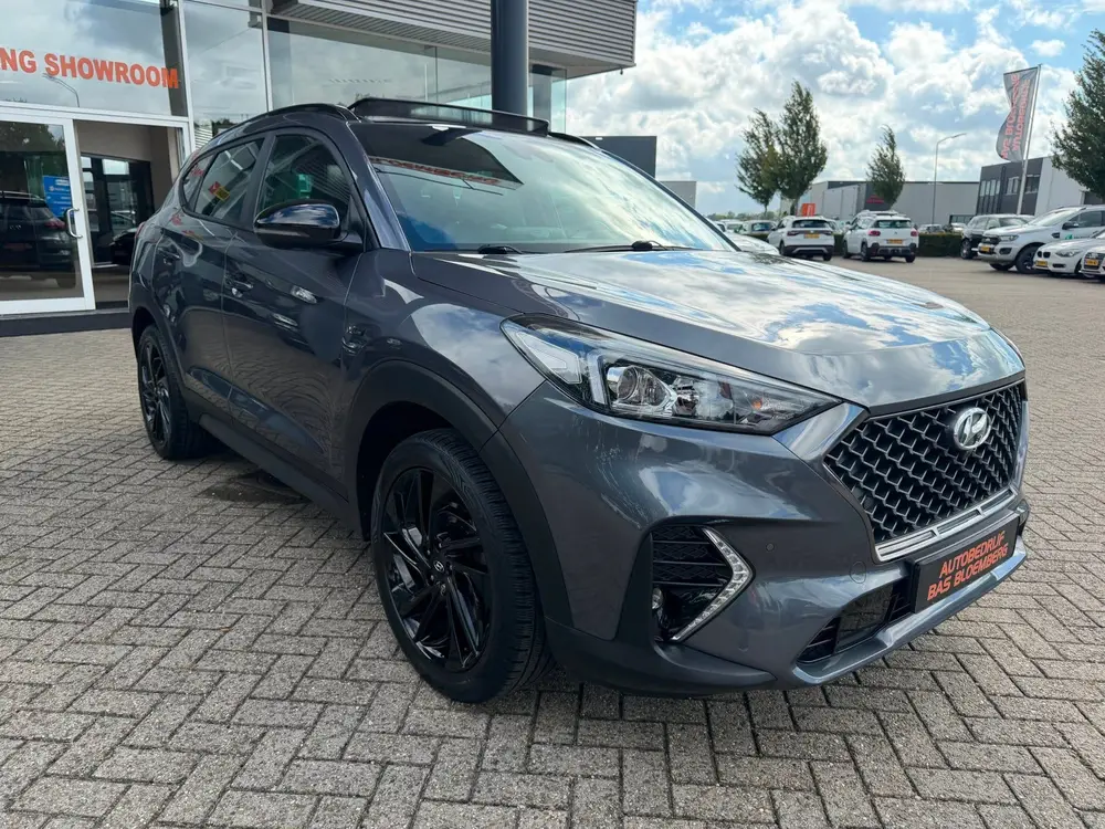 Hyundai Tucson 1.6 T-GDI N-Line Automaat, Navi, Carplay, DAB uit 2019, foto 2