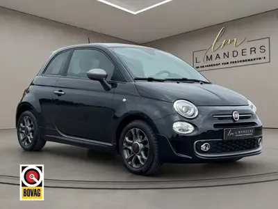 Fiat 500 0.9 TwinAir Turbo Sport 2019 ZWART | Apple CarPlay uit 2019