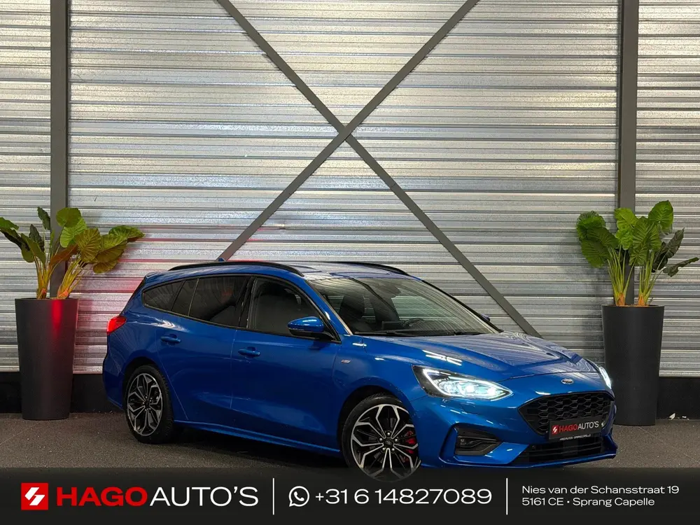 Ford Focus Wagon 1.5 EcoBoost ST Line AUT/NAVI/LED/B&O/HALF uit 2019