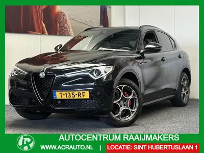 Alfa Romeo Stelvio 2.0 T AWD B-TECH AUTOMAAT ZWART LEDER NAV uit 2019