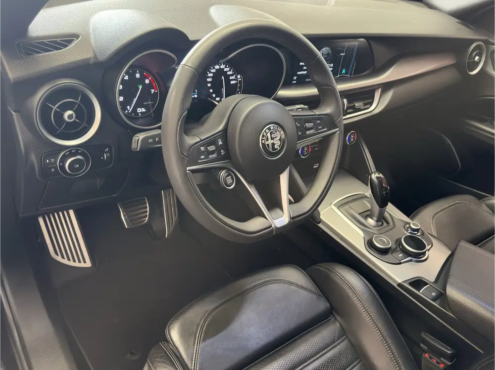 Alfa Romeo Stelvio 2.0 T AWD B-TECH AUTOMAAT ZWART LEDER NAV uit 2019, foto 11