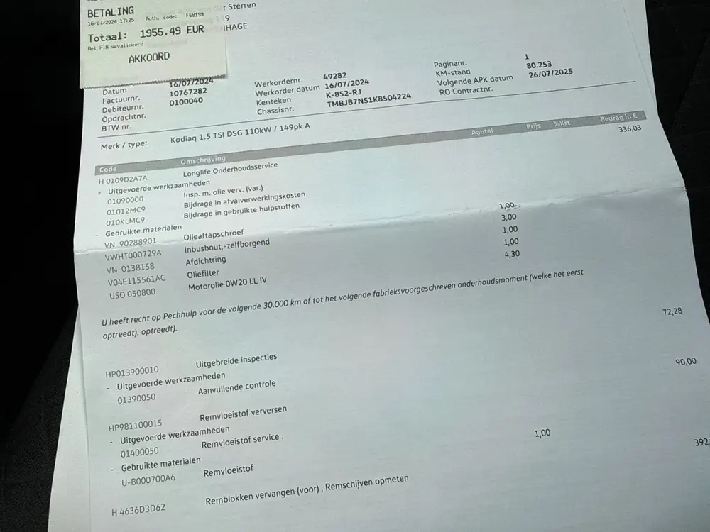 Skoda Kodiaq 1.5 TSi ACT Style Aut. 7p., Camera | Navi & Car uit 2019, foto 14